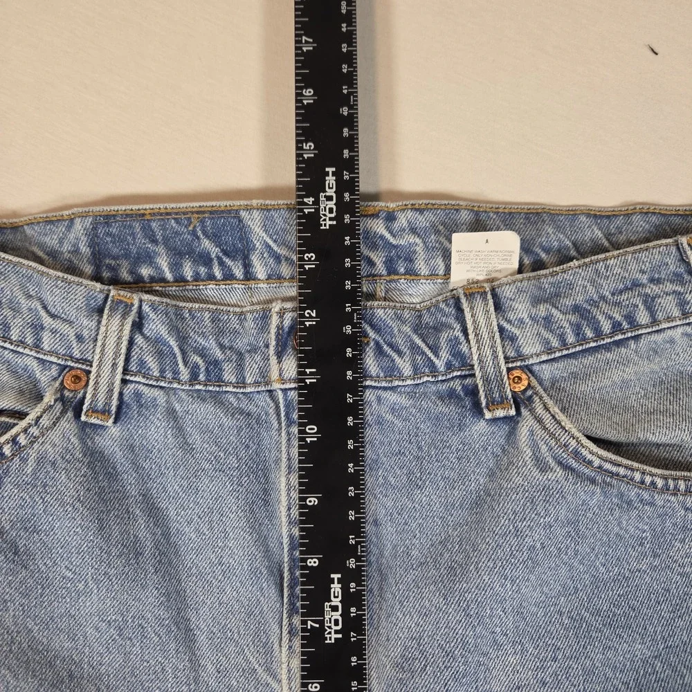 Vintage Levi's Jeans 505 38x30 Relaxed‎ Fit Straight Leg Light Wash Orange Tab